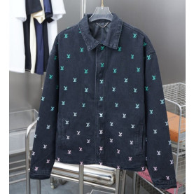 LOUIS VUITTON 루이비통 블라종 그라디언트 엠브로이더드 데님 자켓