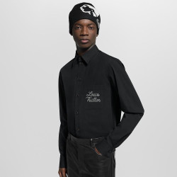 LOUIS VUITTON 루이비통 엠브로이더드 시그니처 셔츠 　
