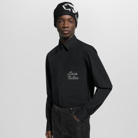 LOUIS VUITTON 루이비통 엠브로이더드 시그니처 셔츠 　