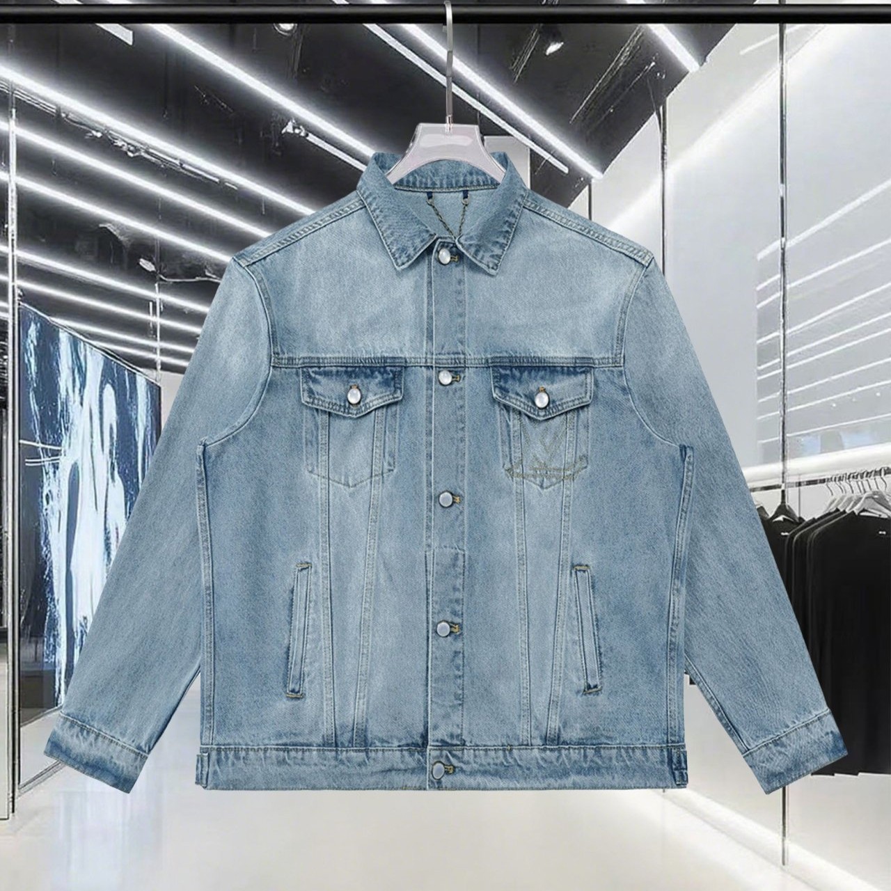 LOUIS VUITTON 루이비통 퍼렐 트러커 데님 자켓