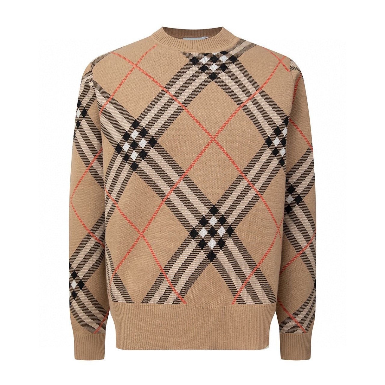 BURBERRY 버버리 체크 양모 니트