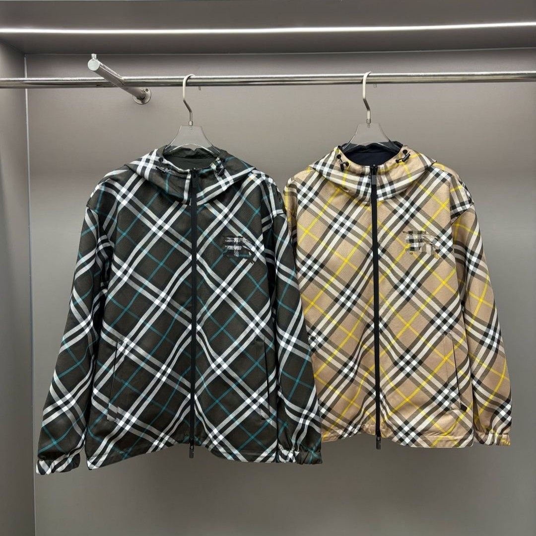 BURBERRY 버버리 리버시블 체크 나일론 퍼퍼 자켓