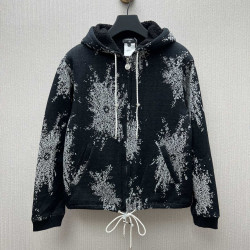 CHANEL 샤넬 플리스 후드 자켓