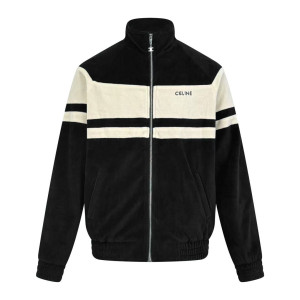 CELINE 셀린느 벨루어 트랙 집업 자켓