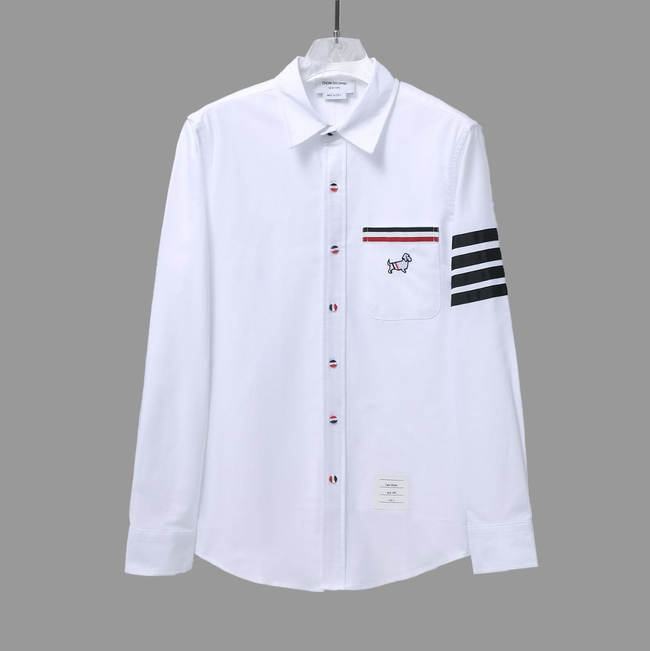 THOM BROWNE 톰브라운 도그 사선완장 셔츠 　