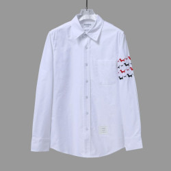 THOM BROWNE 톰브라운  도그 사선완장 셔츠