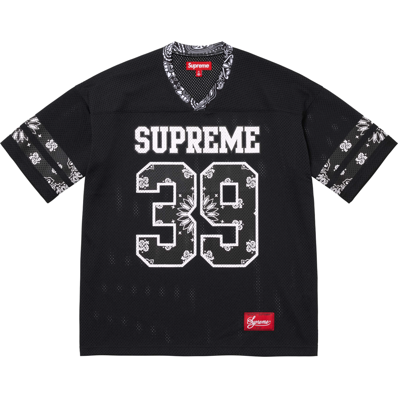 SUPREME x BANDANA FOOTBALL JERSEY 슈프림 X 반다나 풋볼 저지 25SS ●해외 특별할인전●