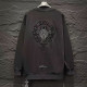●9월 판매 4위● CHROME HEARTS 크롬하츠 스틸 크로스 피그먼트 로고 맨투맨