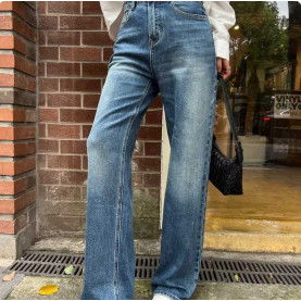 ●9월 판매 13위● LOEWE 로에베 패치 스트레이트 데님