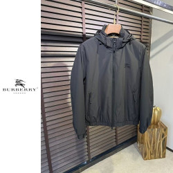 BURBERRY 버버리 블랙로고 후드 점퍼