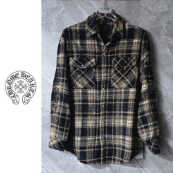 CHROME HEARTS 크롬하츠 백 자수로고 셔츠 2COLOR