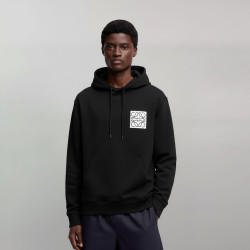 LOEWE 로에베 스퀘어로고 코튼 후드티