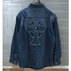 CHROME HEARTS 크롬하츠 크로스 데님 자켓