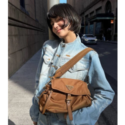 PRADA 프라다 리나일론 라지 숄더백 1BD391