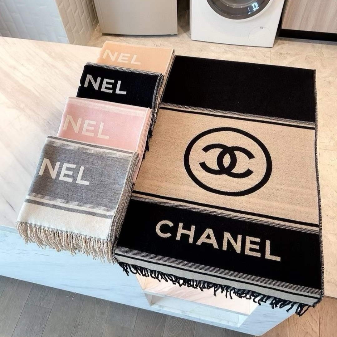 CHANEL 샤넬 캐시미어 숄 머플러