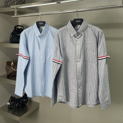 THOM BROWNE 톰브라운 스트라이프 암밴드 셔츠