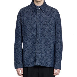 FENDI 펜디 FF 자카드 데님 자켓