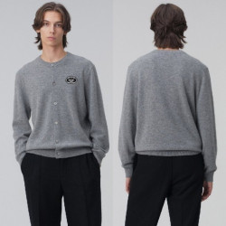 PRADA 프라다 부클패치 라운드 니트 가디건 4COLOR