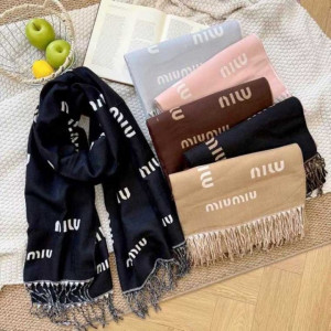 MIUMIU 미우미우 캐시미어 숄 머플러