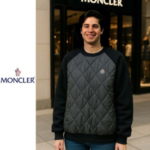 MONCLER 몽클레어 퀼팅 덤블 맨투맨 2COLOR