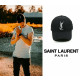 SAINT LAURENT 생로랑 자수로고 볼캡