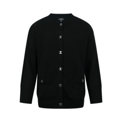 CHANEL 샤넬 로고 버튼 가디건 2COLOR