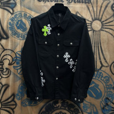 CHROME HEARTS 크롬하츠 워크독 크로스 패치 셔츠 자켓