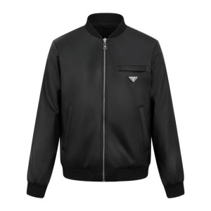 PRADA 프라다 리나일론 레더 리버시블 봄버 자켓