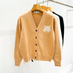 MAISON KITSUNE 메종키츠네 인타르시아 가디건 3COLOR