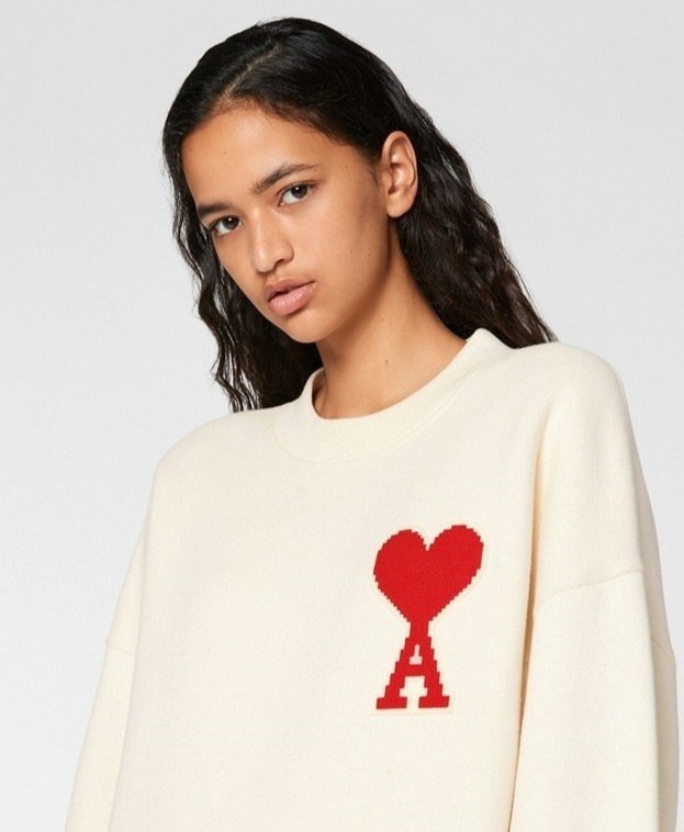 AMI 아미 빅패치 맨투맨