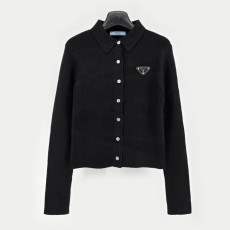 PRADA 프라다 카라 가디건 3COLOR