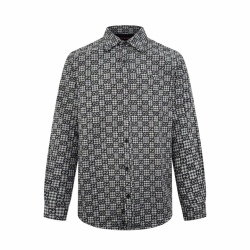 GUCCI 구찌 깅엄 코튼 자카드 셔츠