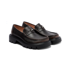 10위 LOEWE 로에베 브러시드 레더 로퍼 L71091 2COLOR (무광/유광)