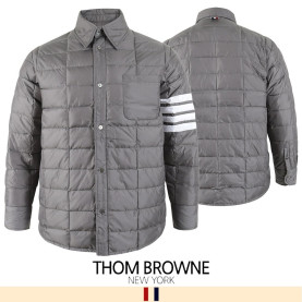 THOM BROWNE 톰브라운 4바 덕다운 패딩 셔츠 2COLOR