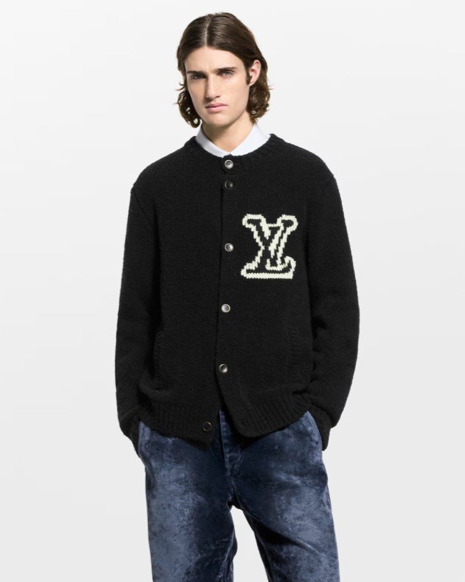 LOUIS VUITTON 루이비통 청키 인타르시아 시그니처 가디건