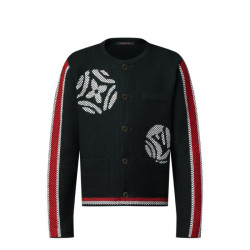 LOUIS VUITTON 루이비통 니티드 코튼 자켓