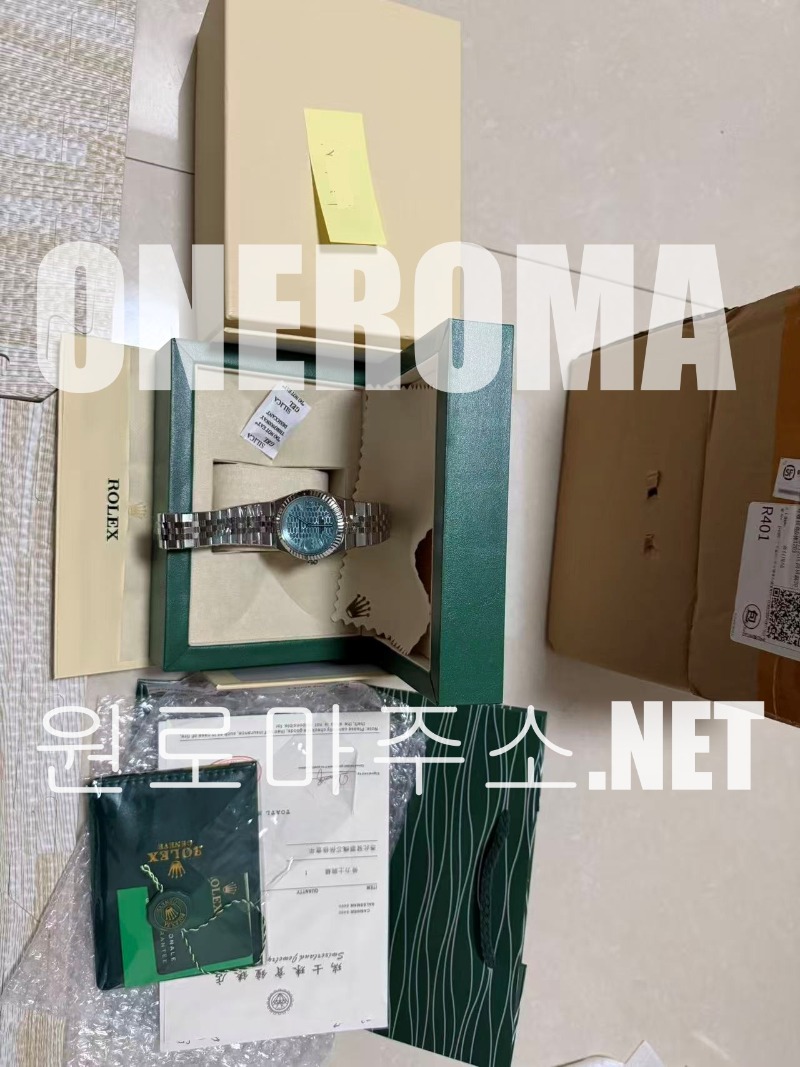 김*현 고객님 로렉스 랜드드웰러 플래티넘 아이스블루 정품급