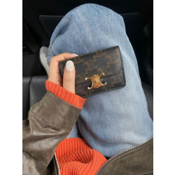 ●셀린느 스몰 트리옹프 플랩 지갑●