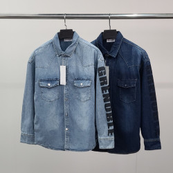 MONCLER 몽클레어 그래노블 레터링 데님 자켓