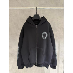 CHROME HEARTS 크롬하츠 플로랄 홀스슈 집업 후드 자켓 2COLOR
