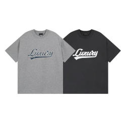 BALENCIAGA 발렌시아가 3277 럭셔리 스크립트 구제 워싱 반팔