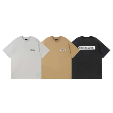 BALENCIAGA 발렌시아가 3308 마스킹 테이프 구제 워싱 반팔