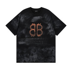 BALENCIAGA 발렌시아가 2356 BB 크립토 구제 워싱 반팔