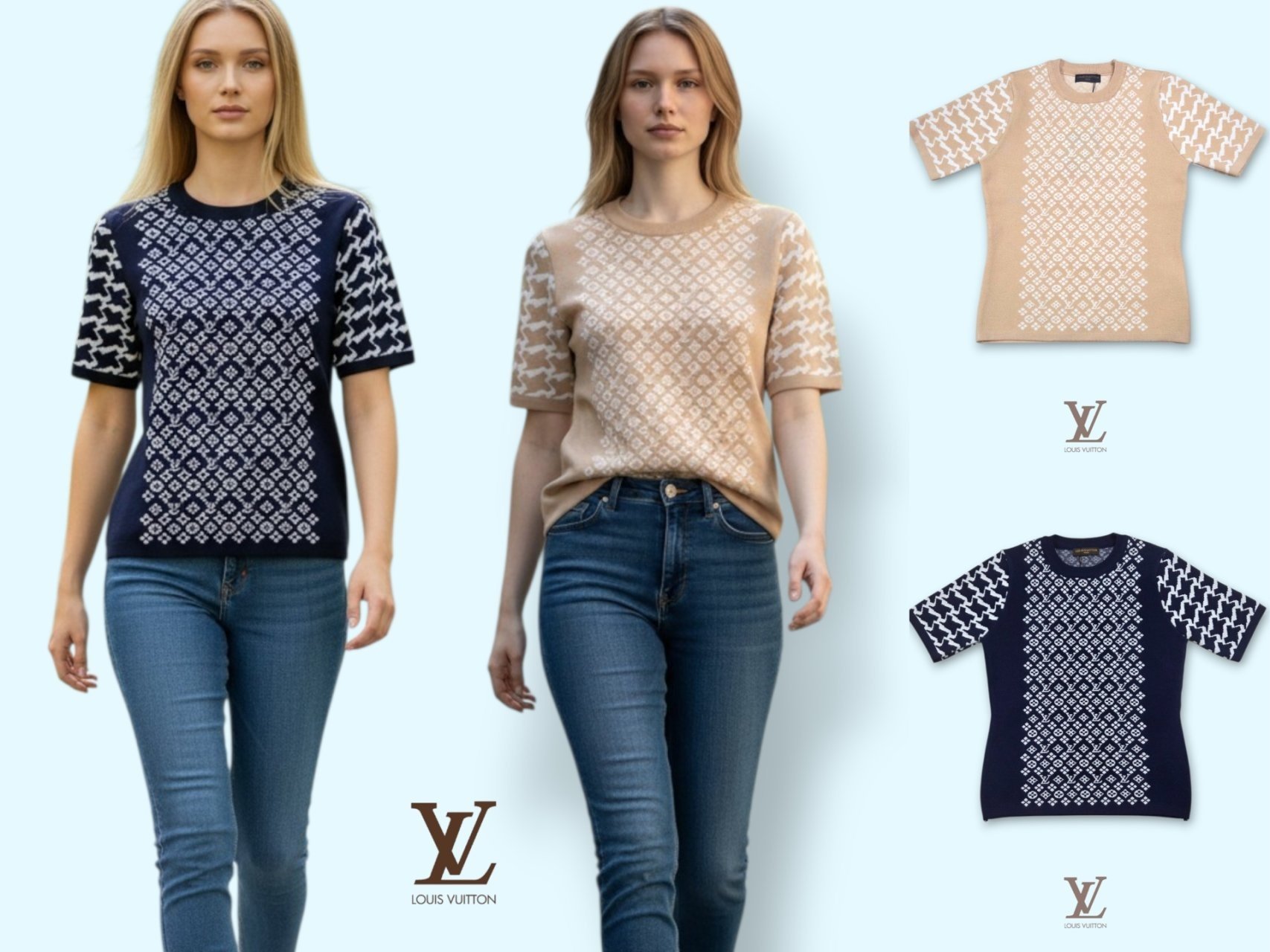 LOUIS VUITTON 루이비통 모노 니트