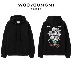 WOOYOUNGMI 우영미 플라워 그래픽 후드
