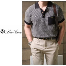 LOROPIANA 로로피아나 니트 반팔 3COLOR
