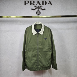 PRADA 프라다 멀티 스티치 카라 자켓 3COLOR
