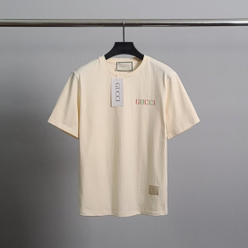 GUCCI 구찌 패치 가슴프린팅 코튼 반팔티