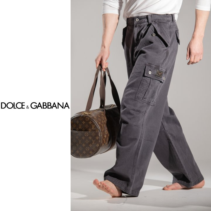 DOLCE & GABBANA 돌체앤가바나 투버튼 필드 카고 팬츠 2COLOR
