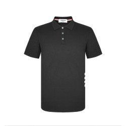 THOM BROWNE 톰브라운 사이드립 사선 카라 반팔 2COLOR